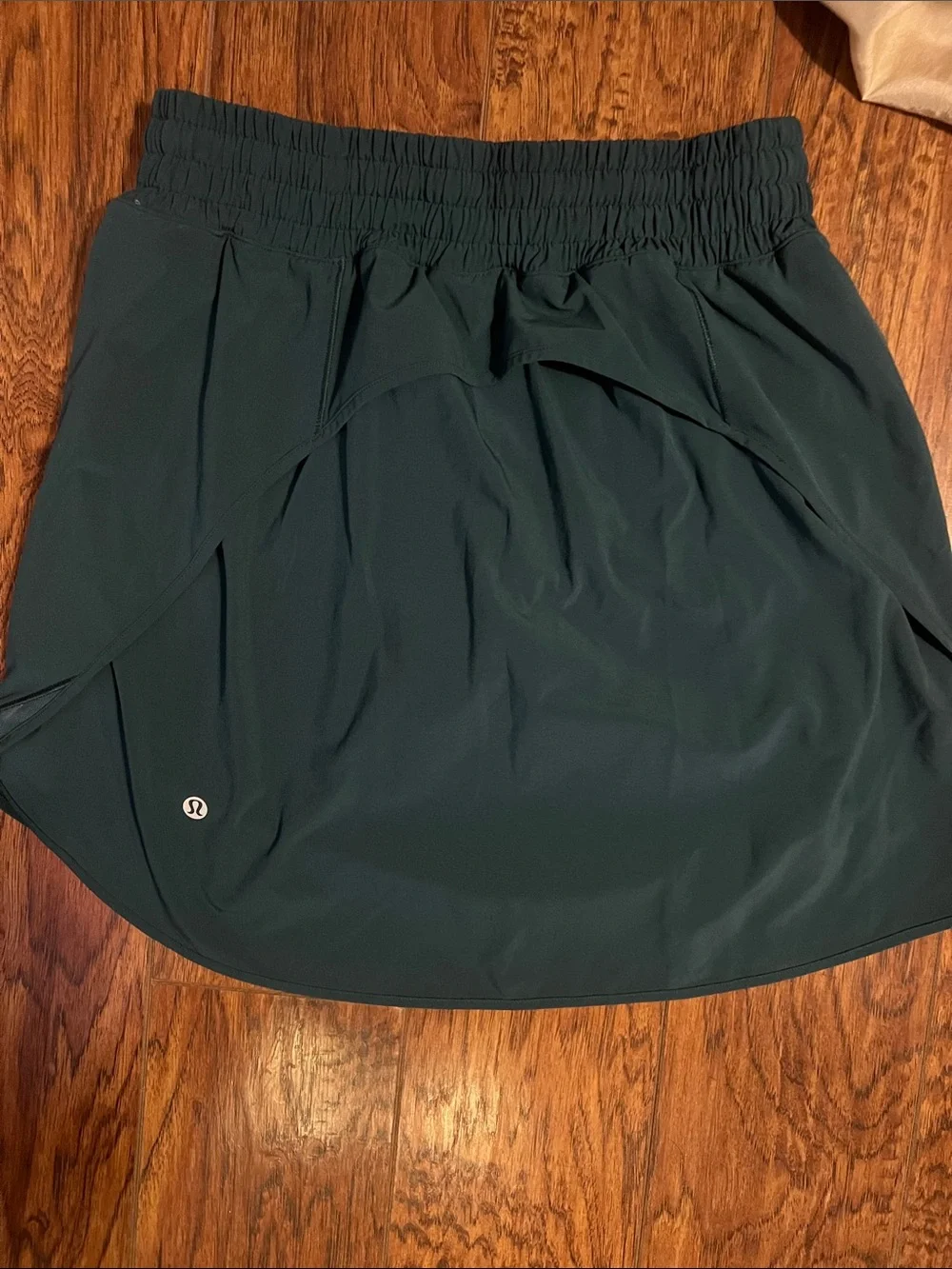 lululemon athletica Green Jasper Athletic Skort with Side Logo- Long